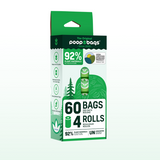 The Original Poop Bags® Leash Roll Poop Bags (4 Rolls, 60 Ct)
