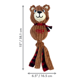 Holiday Wubba™ Corduroy Bear