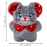 KONG Holiday Cat Snuzzles Mouse Assorted