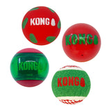 KONG Holiday Occasions Balls 4-pk Md