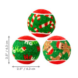 KONG Holiday SqueakAir Balls 6-pk