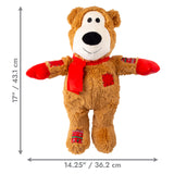 KONG Holiday Wild Knots Jumbo Bear Assorted XL