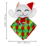 KONG Holiday Crackles Santa Kitty