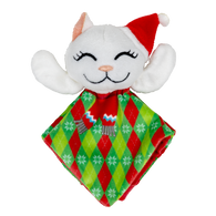 KONG Holiday Crackles Santa Kitty