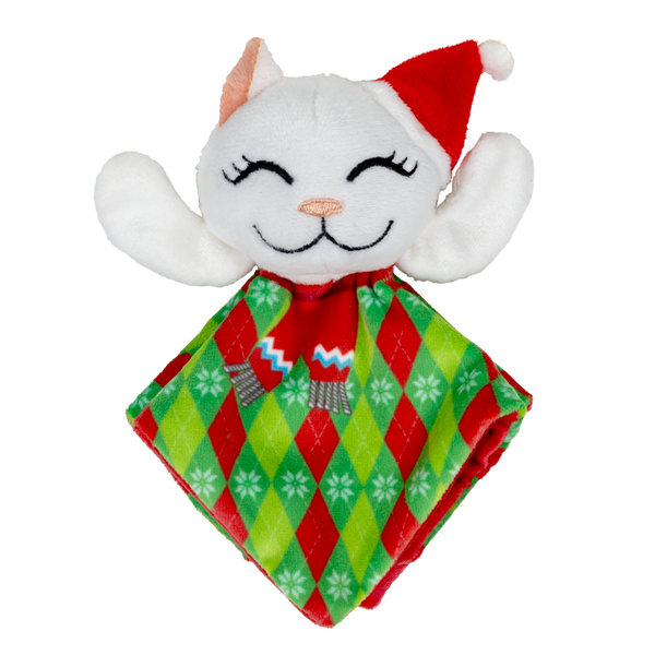 KONG Holiday Crackles Santa Kitty