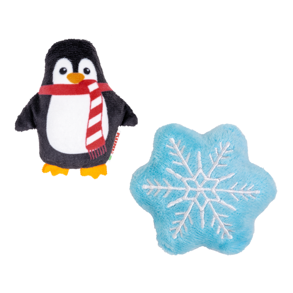 KONG Holiday Scrattles Penguin, Snowflake 2-Pk – Gralen Company