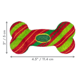 KONG Holiday AirDog Squeaker Bone Stripe
