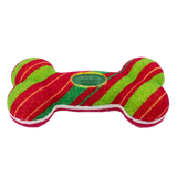 KONG Holiday AirDog Squeaker Bone Stripe