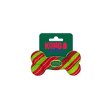KONG Holiday AirDog Squeaker Bone Stripe