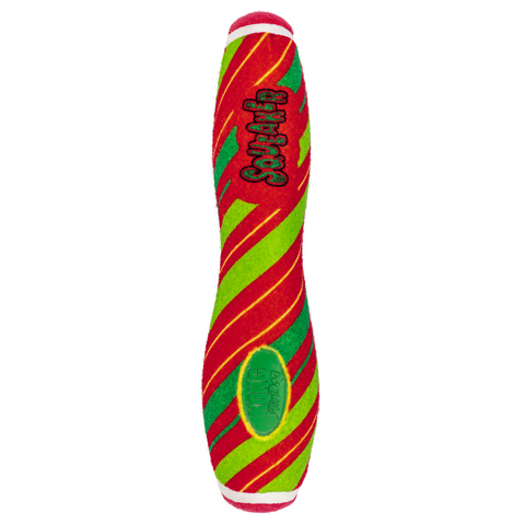 KONG Holiday AirDog Squeaker Stick Stripe