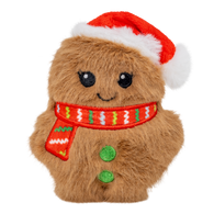 KONG Holiday Snuzzles Mini Santa Gingerbread XS