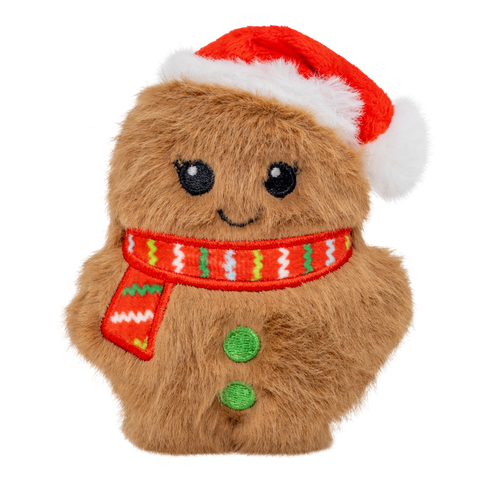 KONG Holiday Snuzzles Mini Santa Gingerbread XS