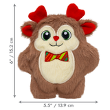 KONG Holiday Snuzzles Bow Tie Reindeer