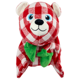 KONG Holiday Low Stuff Flanimalz Bear Lg/XL