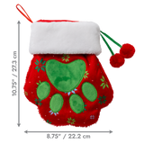 KONG Holiday Stocking Paw Lg