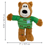 KONG Holiday Wild Knots Sweater Bear Green Md/Lg