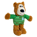 KONG Holiday Wild Knots Sweater Bear Green Md/Lg