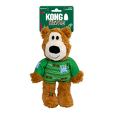 KONG Holiday Wild Knots Sweater Bear Green Md/Lg