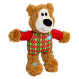 KONG Holiday Wild Knots Sweater Bear Red Sm/Md