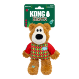 KONG Holiday Wild Knots Sweater Bear Red Sm/Md