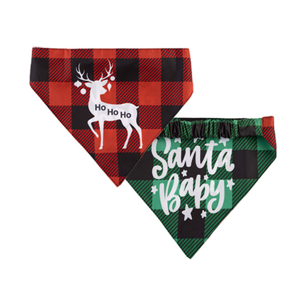 Hip Doggie Santa Baby Reversible Bandana