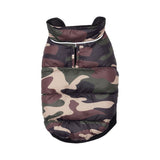 Hip Doggie Flex-Fit Reversible Puffer - Black/Camo