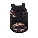 Hip Doggie Flex-Fit Reversible Puffer - Black/Camo