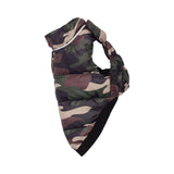 Hip Doggie Flex-Fit Reversible Puffer - Black/Camo