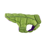 Hip Doggie Featherlite Reversible Coat - Green/Purple