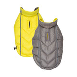 Hip Doggie Featherlite Reversible Coat - Yellow/Grey