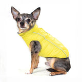 Hip Doggie Featherlite Reversible Coat - Yellow/Grey
