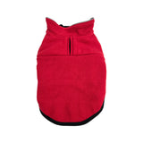 Hip Doggie Reversible Fleece Coat - Red Plaid