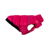 Hip Doggie Flex-Fit Reversible Puffer - Pink/Plaid