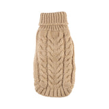 Hip Doggie Angora Cable Knit Sweater - Sand