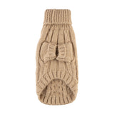 Hip Doggie Angora Cable Knit Sweater - Sand