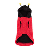 Hip Doggie Lady Bug Chenille Sweater