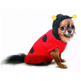 Hip Doggie Lady Bug Chenille Sweater