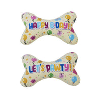 Hip Doggie Happy Birthday Bone Toy