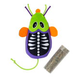 KONG Halloween Refillables Skeleton Mouse Green