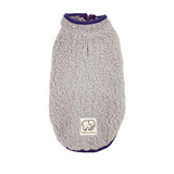 Hip Doggie Half-Zip Sherpa Fleece - Gray