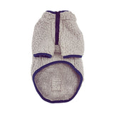 Hip Doggie Half-Zip Sherpa Fleece - Gray