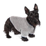 Hip Doggie Half-Zip Sherpa Fleece - Gray