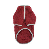 Hip Doggie Half-Zip Sherpa Fleece - Cranberry