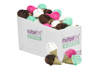 Multipet - Cat, Ice Cream Cone 25pc. PDQ (Assorted colors)