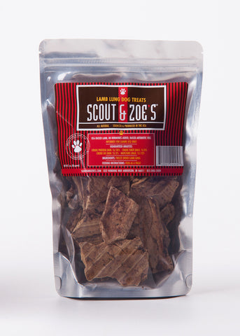 Scout & Zoe's - Lamb Lung for Dogs (3 oz)