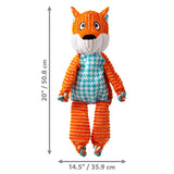 KONG Floppy Knots Fox Jumbo XL