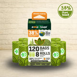 The Original Poop Bags® Orange Scented USDA Biobased Countdown Rolls (8 Rolls, 120 Ct)