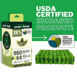 The Original Poop Bags® SuperBox Counter Display (64 Rolls)