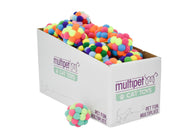 Multipet - PomPom Ball (Cat toy with rattle) 25pc. PDQ