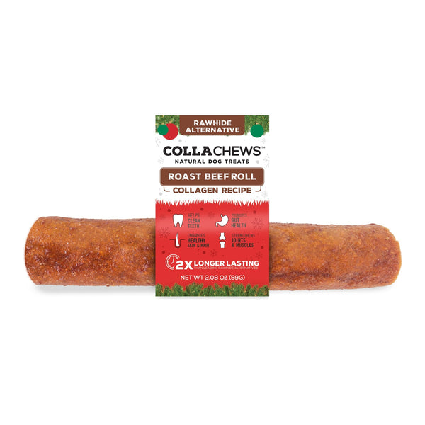 Colla Chews Roast Beef Medium Single Roll 6"